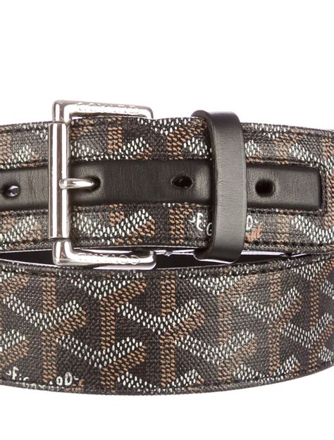 goyard french mens designer belt|authentic goyard belts.